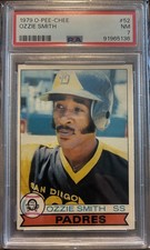 1979 O-PEE-CHEE OZZIE SMITH #52 RC PSA 7 NM PADRES HOF Printed In 🇨🇦