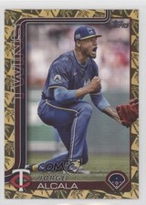 2025 Topps Series 1 Spring Training Gold Foilboard 38/50 Jorge Alcala #336 wq8