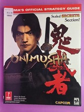 Onimusha Warlords Primary Official Strategy Guide Capcom POSTER ATTACHED