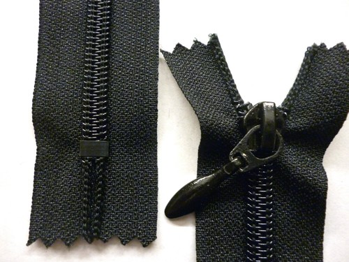 Reißverschluss, Reißverschluss, mittel, geschlossenes Ende, Nylon, schwarzer Tränenabzieher, hergestellt in Großbritannien, 8-30 Zoll - Bild 2 von 14
