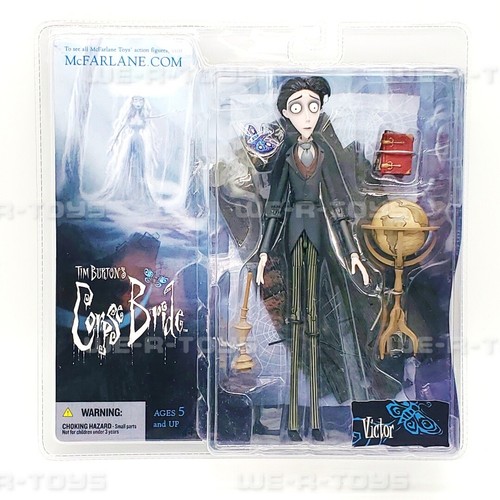Corpse Bride Victor Action Figure 2005 McFarlane Toys w/ Accessories NRFP