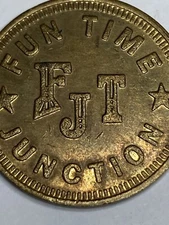 Fun Time Junction Fairfield New Jersey Arcade Game Token #pv1