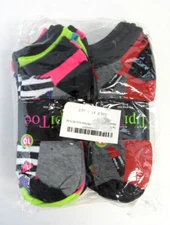 Tipi Toe Women's No Show Socks Bright Colors 20 Pack Fits Shoe Size 6-12 New