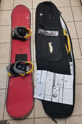 Lamar Blazer 157 Snowboard w/ Lamar Bindings and Burton Bag | eBay