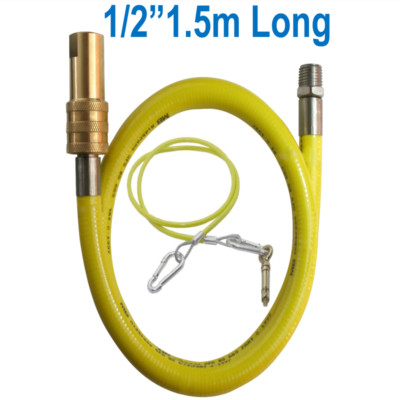 CATERFLEX GASTRONOMIE GELB GASSCHLAUCH ROHR 1/2 1,5 METER 1500 MM (24 STD)