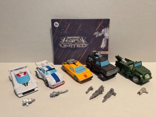Transformers 100% Complete Legacy United 5 Pack Hound Jazz Wheeljack Breaker
