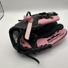 Rawlings Girls, Kids L Baseball Glove/ Mitt, ELBA5, PL90PB, 9 Inch,