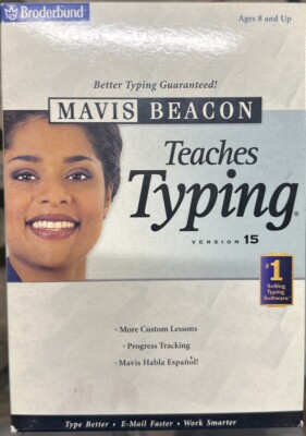 Mavis Beacon Teaches Typing: Version 15- Windows PC Sealed Box