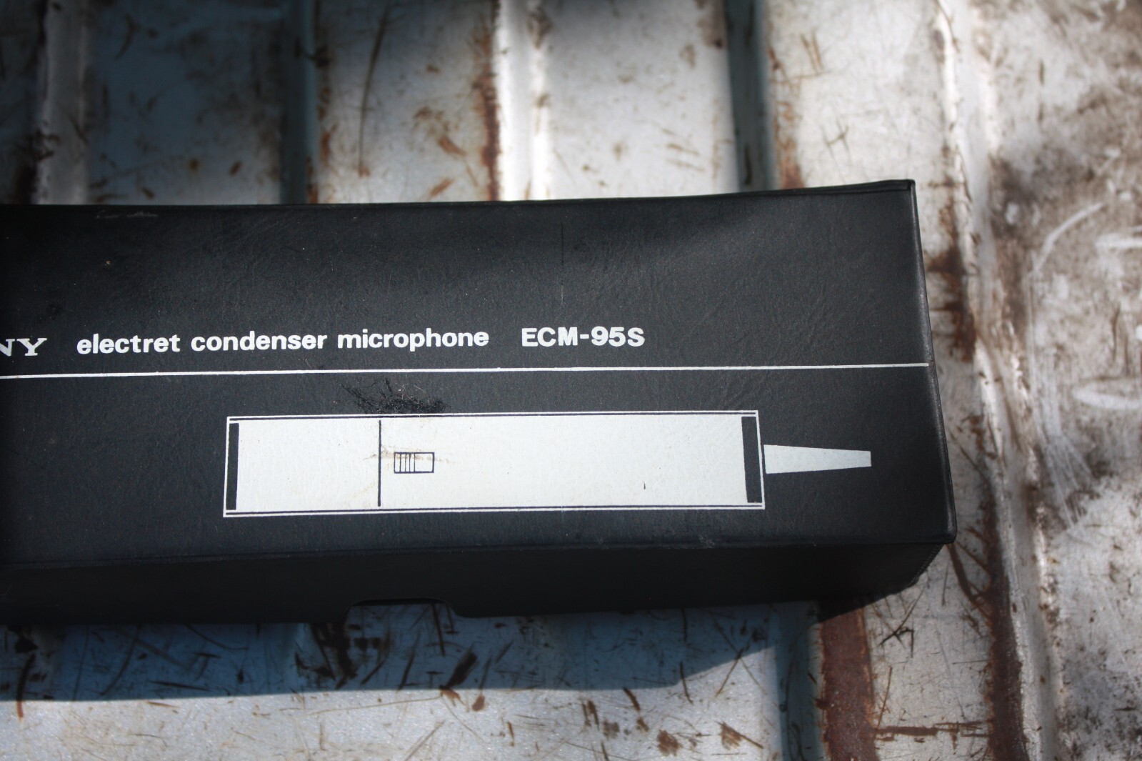 Sony Electret Condenser Microphone ECM95S Silver with Case eBay