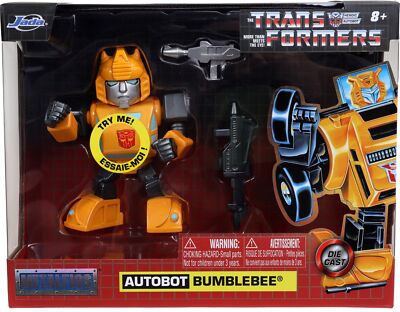 Transformers Generation 1 Bumblebee 4-Inch 4'' Diecast Figure [G1 Version]