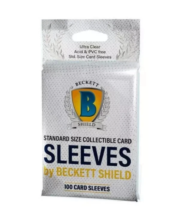 Beckett Shield Standard Soft Sleeves 100 200 400 500 1000 2500 10000 YOU PICK