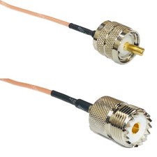 RG316DS PL259 UHF Male to SO239 UHF Female RF Cable FAST-SHIP LOT