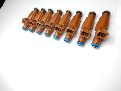 30lb Upgrade Set of 8 Fuel Injectors for Corvette Camaro Mustang 