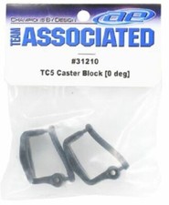 ASSOCIATED TC5 CASTER BLOCK 0 DEG ASC31210 NEW