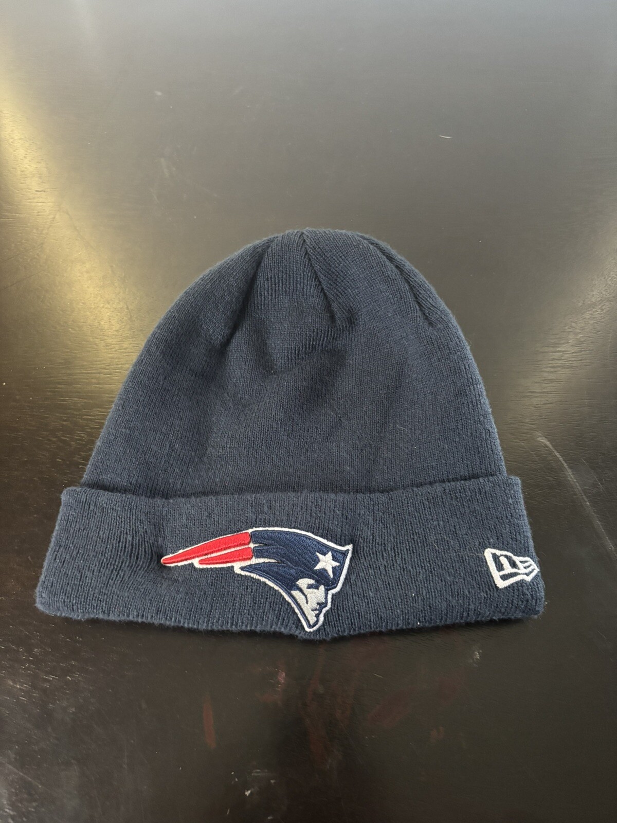 New Era New England Patriots Beanie Knit Stocking Cap Blue Unisex Classic Style