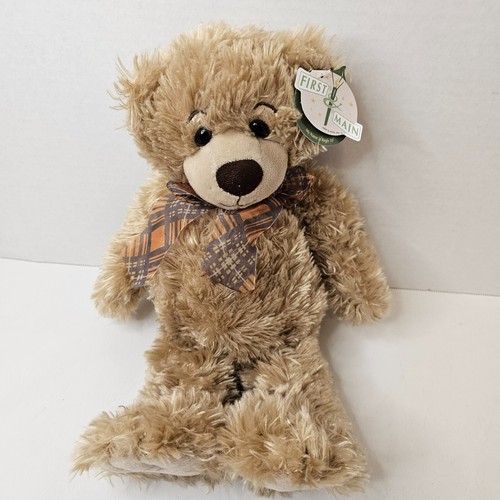 First And Main Regis Brown Teddy Bear Plush 10 Inch Stuffed Animal Toy