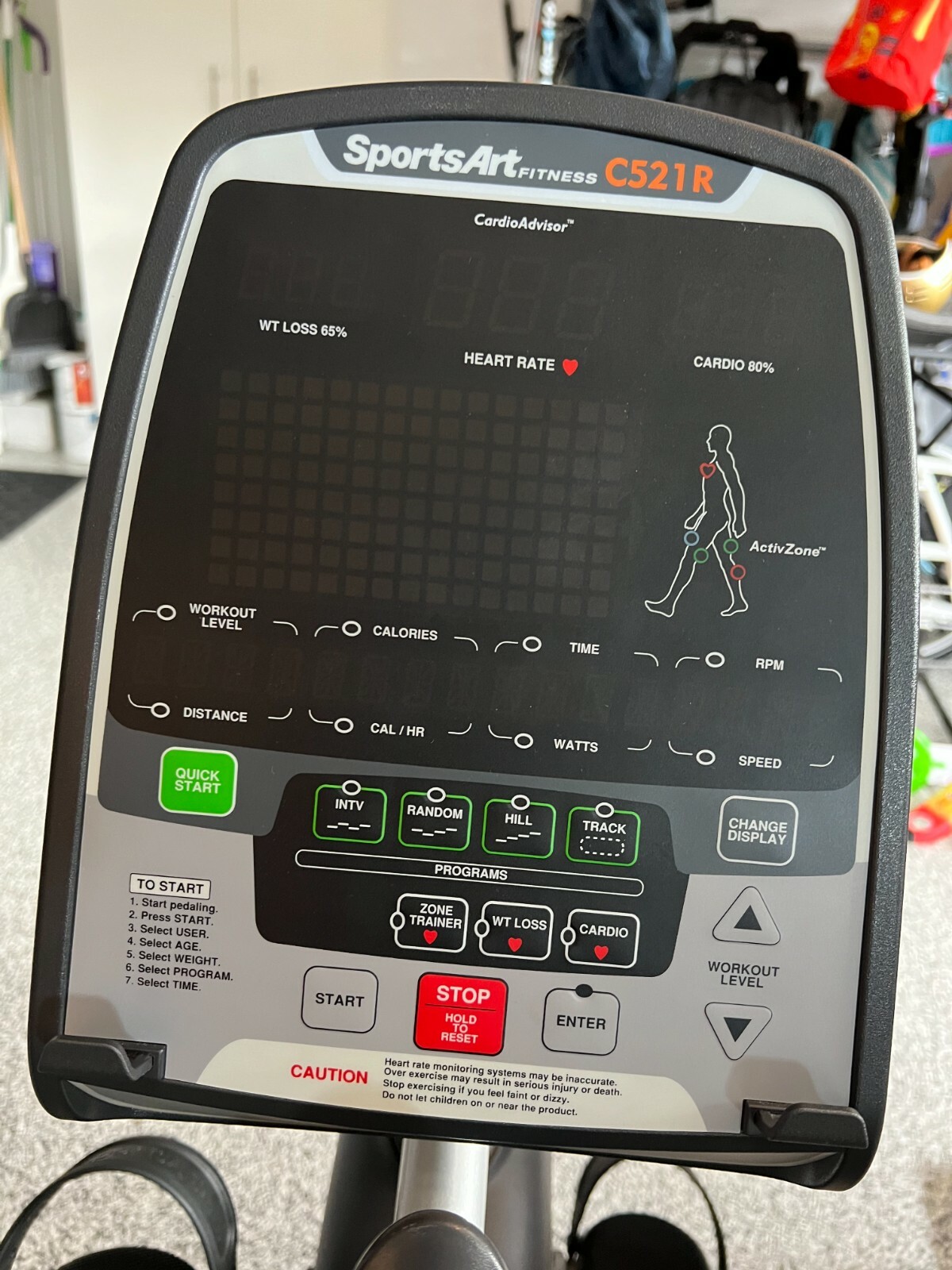 sportsart fitness bike