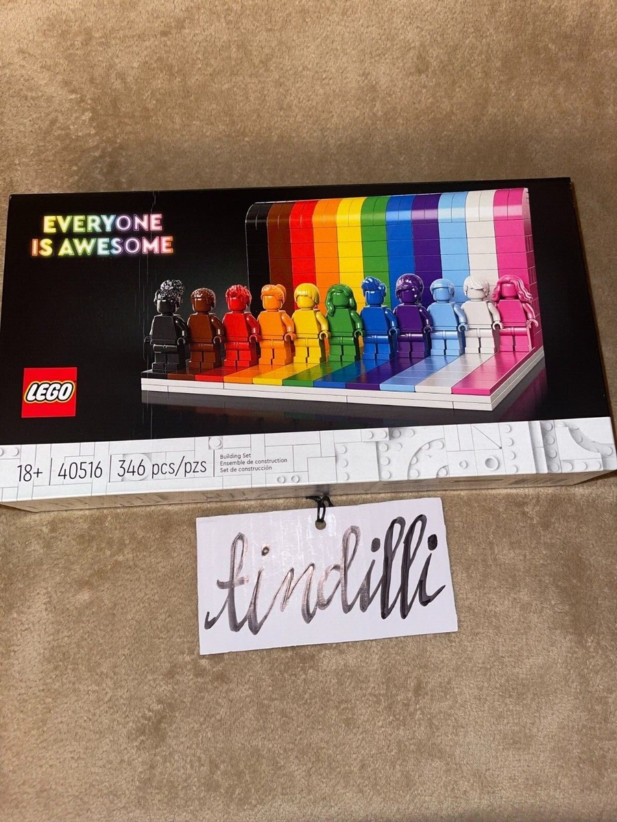 イチカ◡̈様 TC Lego #40516 Everyone is Awesome Colors Rainbow Pride 18+ 346