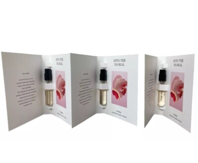 Lot of 3 ZARA TRUE AMORE EDP Perfume Into The Floral Fragrance 2 ml Sample Lot01