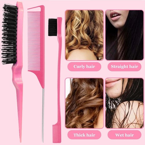 11 pcs Hair Brush Set,Detangling Brush Set for Curly Hair with Hair Spray Bottle - Picture 2 of 11