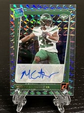 SSP RARE CASE HIT! Michael Carter AUTO 2021 CLEARLY RATED ROOKIE HOLO MOSAIC RC