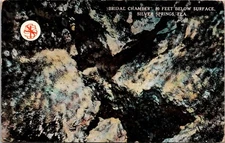 Postcard Bridal Chamber 80 Feet Below Surface Silver Springs Fla [pp]