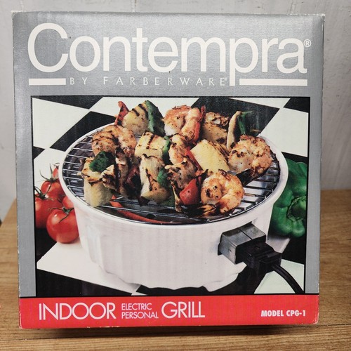 NIB Contempra By Farberware Indoor Electric Personal Grill CPG1 NEW