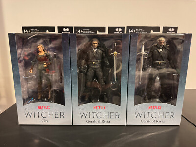 McFarlane Toys - Netflix - The Witcher (Brand New) Lot of 3