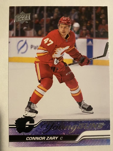 2023-24 Upper Deck Series 2 Young Guns CONNOR ZARY  #496  RC