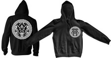 Hugin Munin 2 Zipper Jacke Viking Warriors Odin,Germanen,Thor Mjölnir,Valhalla