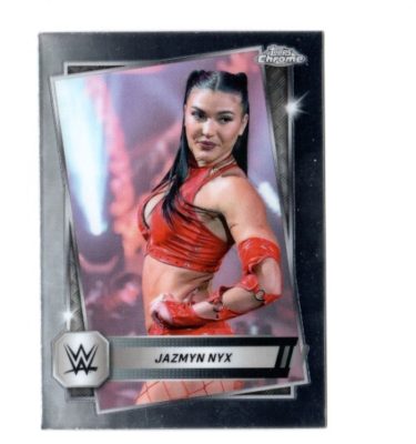 2 count lot 2025 Topps Chrome WWE Jazmyn Nyx Cards #41 WWE NXT LOT