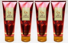 4 Bath  Body Works RUBY APPLE ROSEWOOD Hydration Body Cream Lotion Tube 8 oz
