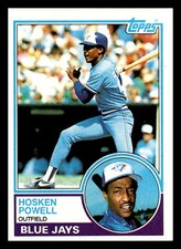 1983 Topps Hosken Powell Toronto Blue Jays #77 EX