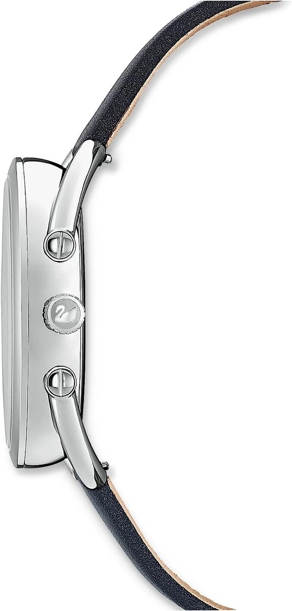 SWAROVSKI 5537961 CRYSTALLINE BLUE CRYSTAL GLITZ DIAL BLUE LEATHER