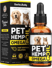 H mp and Salmon Oil for Dogs Skin Coat H alth 3 6 9 Omega Calming Treat 1 fl oz