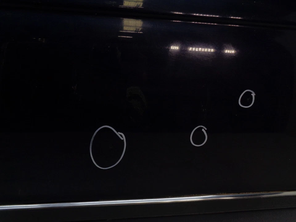 1997-2000 BMW 528i E39 Rear Left Driver Side Door Shell Dark Blue OEM DK808222 Foto 4 de 4