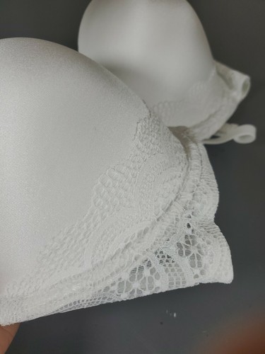 Auden Womens Size 40C Lace Push Up Bra Removable Straps/Strapless White NWT - Picture 9 of 11