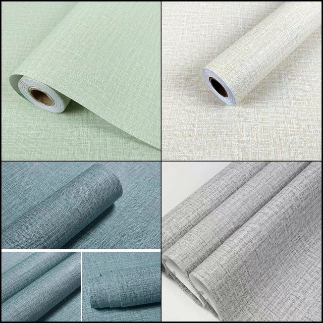 Faux Grasscloth Peel Stick Wallpaper Fabric SelfAdhesive Contact Paper