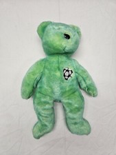 Retired Ty Kicks the Green Soccer Bear Beanie Babies Collection 13 Inch 1999