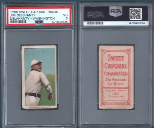 1909-11 T206 Baseball Tobacco ORIGINAL Cards - All PSA GRADED - U Pick