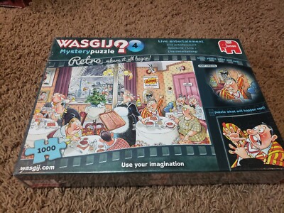 JUMBO WASGIJ #4 MYSTERY LIVE ENTERTAINMENT! 1000 PIECE COMIC JIGSAW PUZZLE