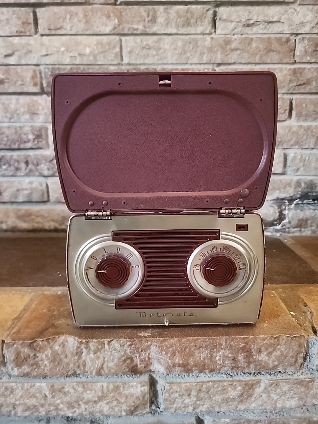 Vintage Motorola Portable Tube Radio 1948 Model 5A7A For Restoration eBay