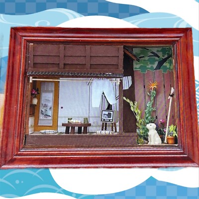  Japanese style Doll House Kit Diorama Japan Tatami room with veranda Engawa