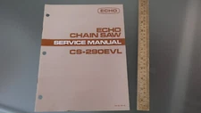 Vtg Original 1985 OEM ECHO Chainsaw CS-290EVL Shop Repair-Service Manual *book