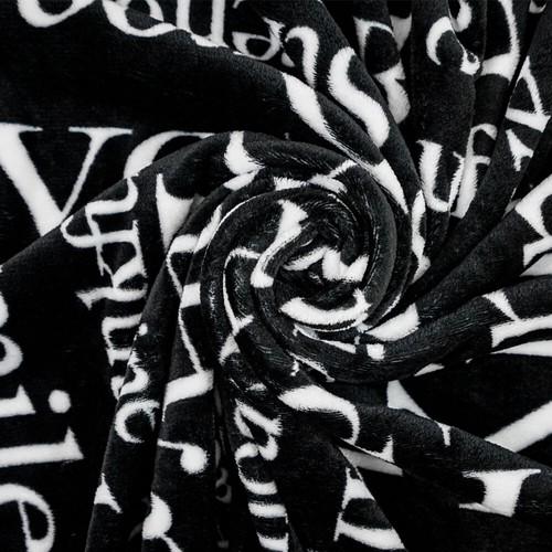 Black Inspiring Message Blanket Soft Plush Blanket Positivity Blanket 50x60in - Picture 7 of 8