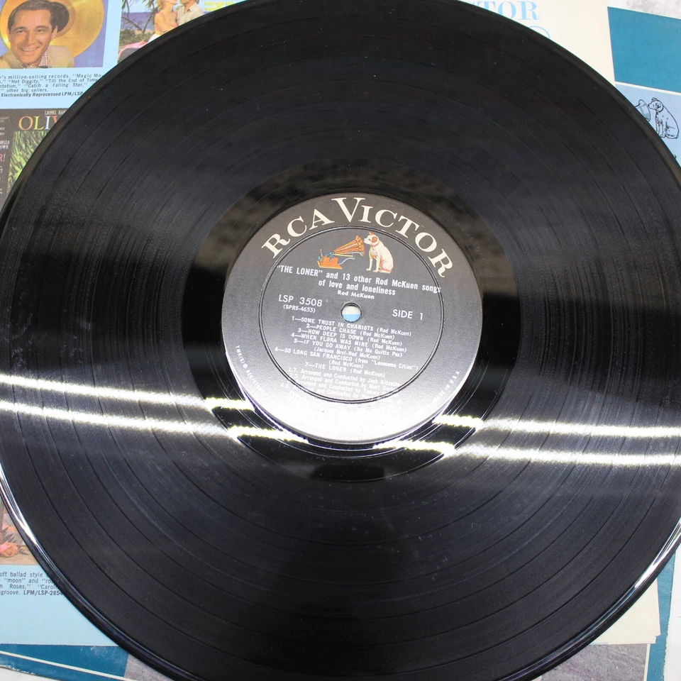 Rod McKuen The Loner Vinyl Record LP NM Album - Image 4 of 4