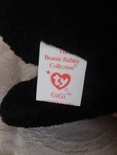Mint '97/'98 Retired Ty GIGI THE BLACK POODLE with All Tags  Tush Stamp 302