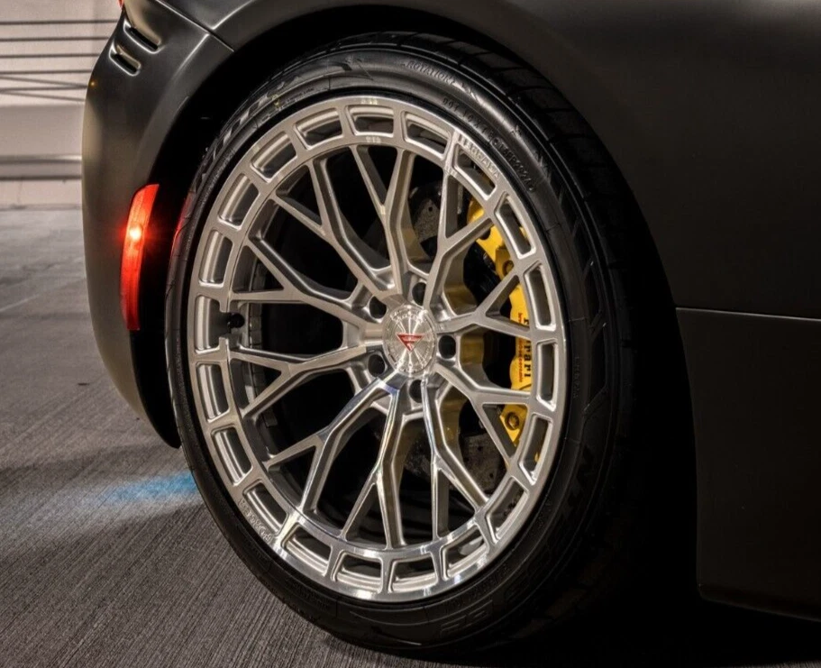 20 英寸 FERRADA FR12 机器银色轮适用于奥迪 A6 S6 RS6 — 第 4/4 张图片