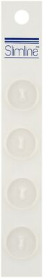 Bottoni Slimline Series 1 Di Blumenthal Lansing – Bianco, 2 Fori, 1/10,2 Cm – Confezione Da 6 – Made In USA