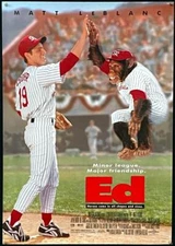 G394 ..... ED, original 1sh '96 Matt LeBlanc high-fives monkey, baseball